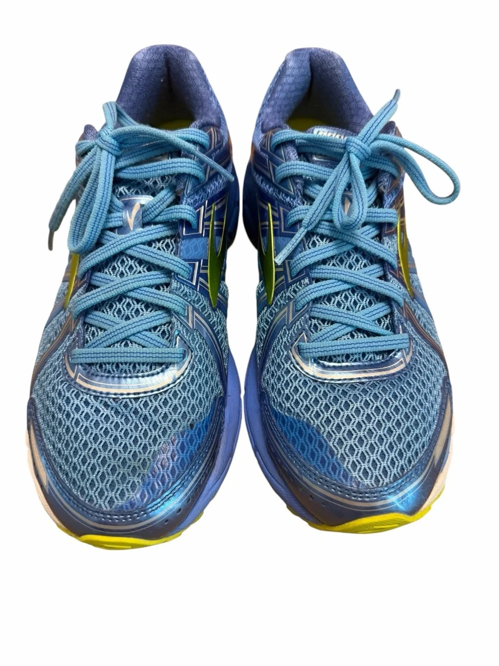 Y2K Retro Runner Brooks Adrenaline GTS 17 Women’s 9.5 Blue Lime Sneakers